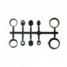 MSH2125 - Plasticos de convergencias para Mugen MRX-5