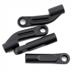 MSE0811-B - Rotulas de plastico de trapecio superior trasero para Mugen MBX6/7/7R/8