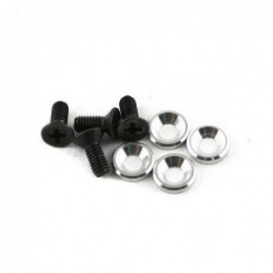 MSC0723 - Tornillos de bancada de motor y Arandelas para Mugen MBX6/7/7R/8