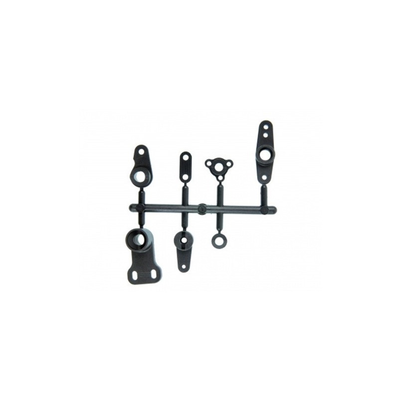 MST2303 - Horn y Partes plasticas de salvaservos para Mugen MTX-5