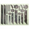 MST1003 - Pegatinas Metalicas para Mugen MTX-5