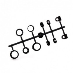 MST2124B - Soportes de pasador delantero para Mugen MTX-6