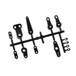 MST2303B - Horn y partes plasticas de salvaservos para Mugen MTX-6