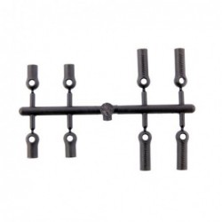 MST2804 - Rotulas de direccion de plastico para Mugen MTX-6