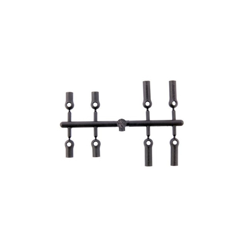 MST2804 - Rotulas de direccion de plastico para Mugen MTX-6