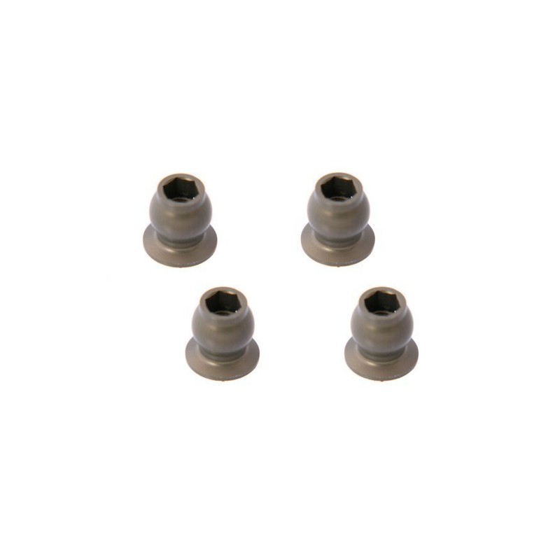 MST2805 - Rotulas de aluminio 6mm para Mugen MTX-6