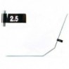 MSE2138 - Barra estabilizadora trasera 2.5mm para Mugen MBX6/7/7R/8