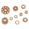 MSH2230 - SET de poleas de Aluminio de Baja Friccion para Mugen MRX-6