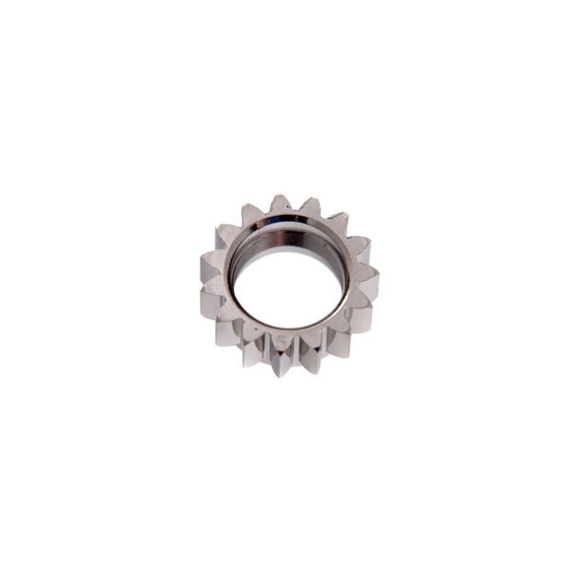 MSH2714 - Piñon 15T 1ra velocidad NIKELADO para Mugen MRX-6