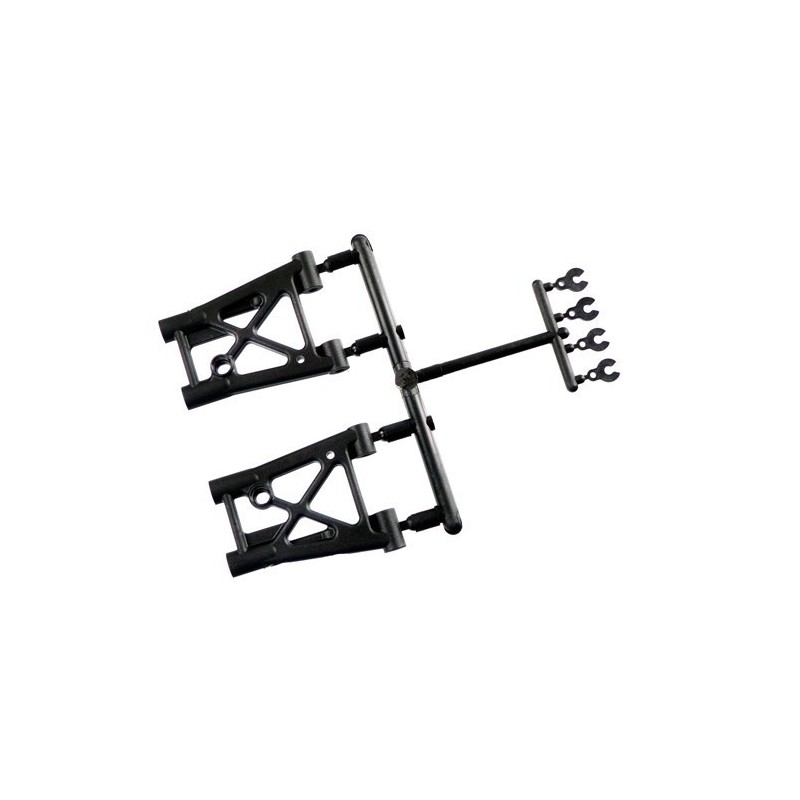 MST2119-B - Trapecio inferior trasero para Mugen MTX-6R