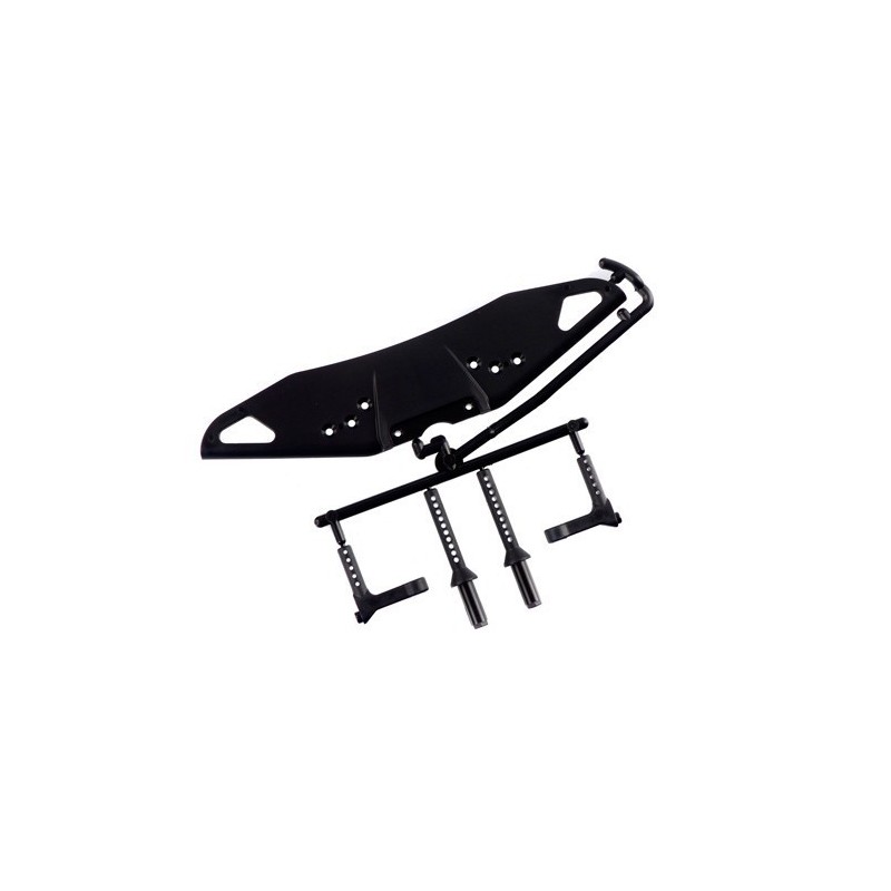 MST2402-B - Paragolpes y soportes para Mugen MTX-6R