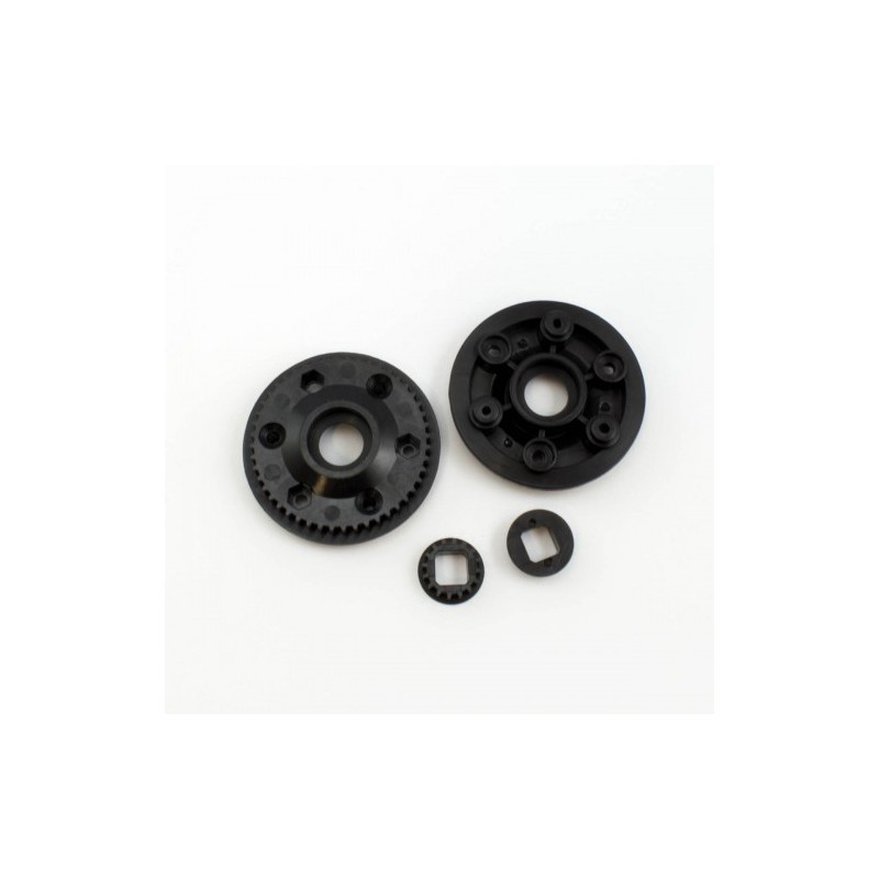 Piñones y coronas de plastico 2+2
