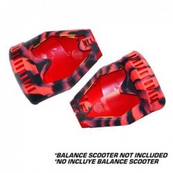 Funda de silicona CAMO NEGRO y ROJO - BALANCE 8"