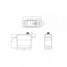 Servo SRT BH6027 HV Brushless caja semi-metalica 27Kg 0.075s - 1/8