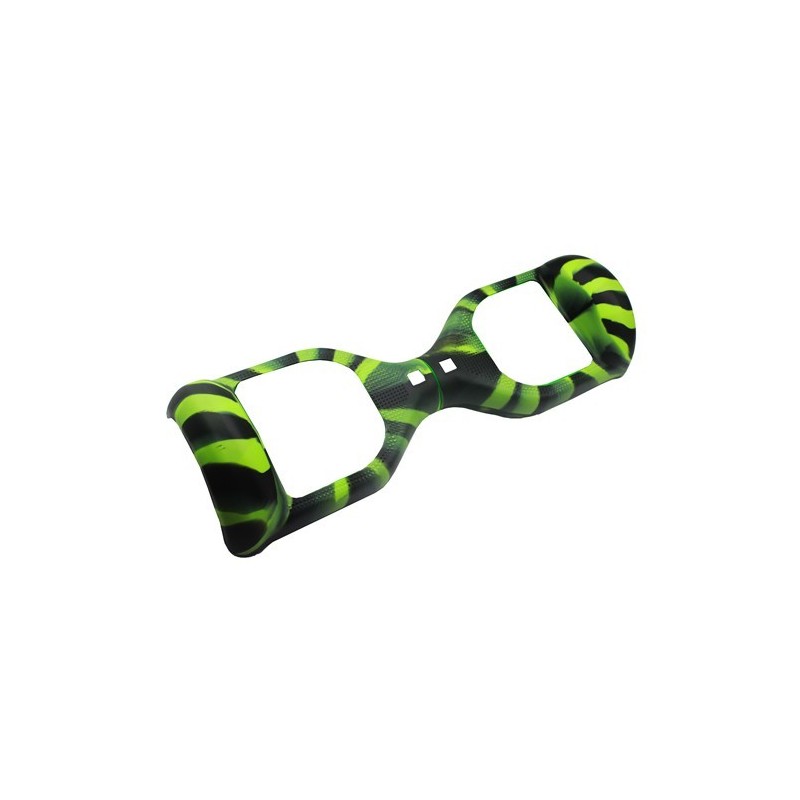 SILICONE COVER GREEN/BLACK CAMOUFLAGE - 6,5"