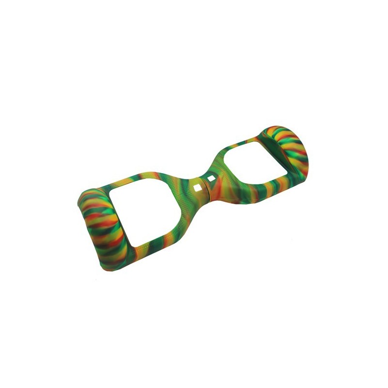 SILICONE COVER RED CAMOUFLAGE/GREEN - 6,5"