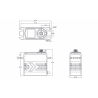 Servo SRT BH927R HV Brushless caja metalica 27Kg 0.07s. - 1/8