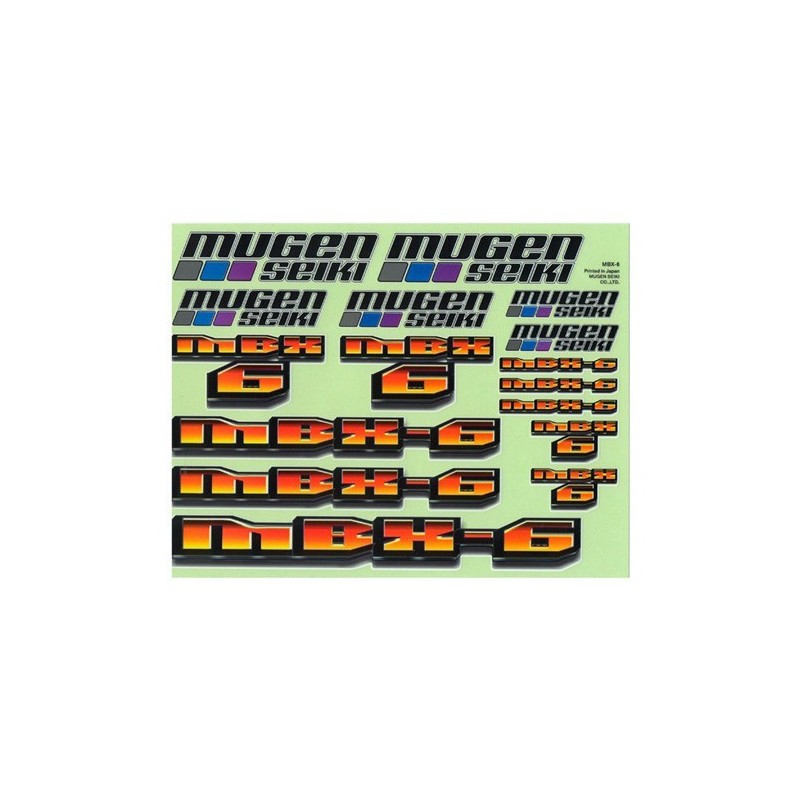 MSE0052 - Pegatinas para Mugen MBX6